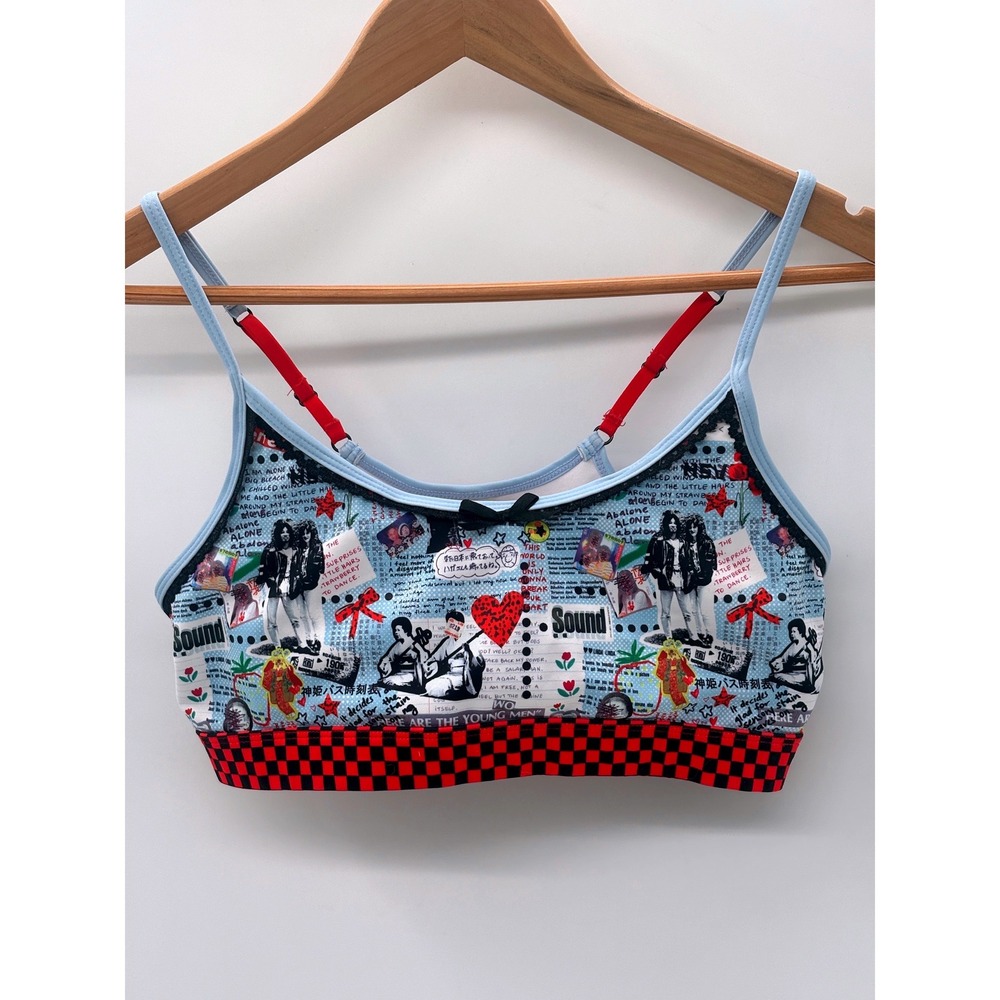 Strawberry Western Set Women‎ Size Medium Art to Wear Blue Festival - Picture 8 of 14